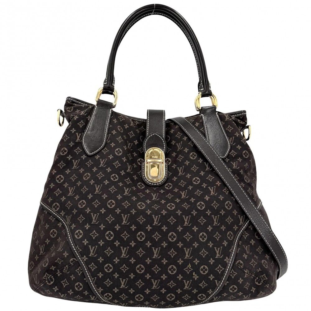 Louis Vuitton 2-Way Elegy Tote Shoulder Bag Crossbody Brown Monogram Idylle