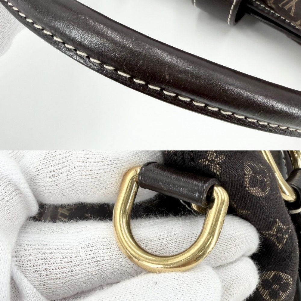 Louis Vuitton 2-Way Elegy Tote Shoulder Bag Crossbody Brown Monogram Idylle — view 8