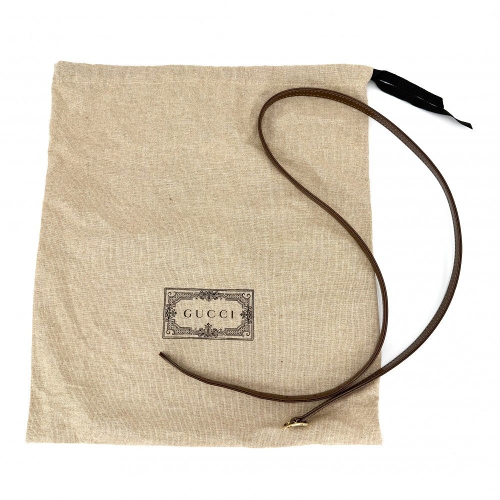 Gucci 2-Way Jackie Mini Hobo Shoulder Bag Crossbody Sherry Line GG Supreme — view 7