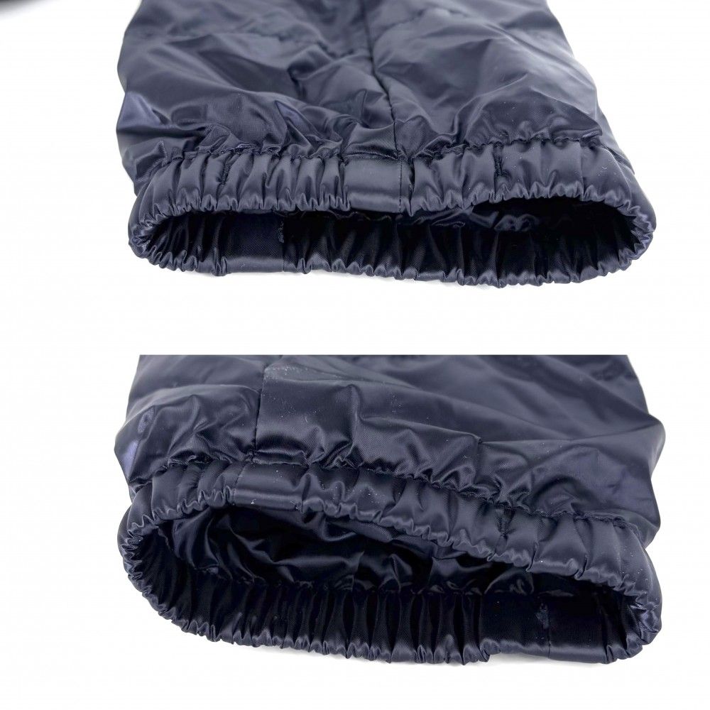 Prada Jacket Color Down Triangle Logo 44 Navy Silver Polyamide Spring Autumn — view 3