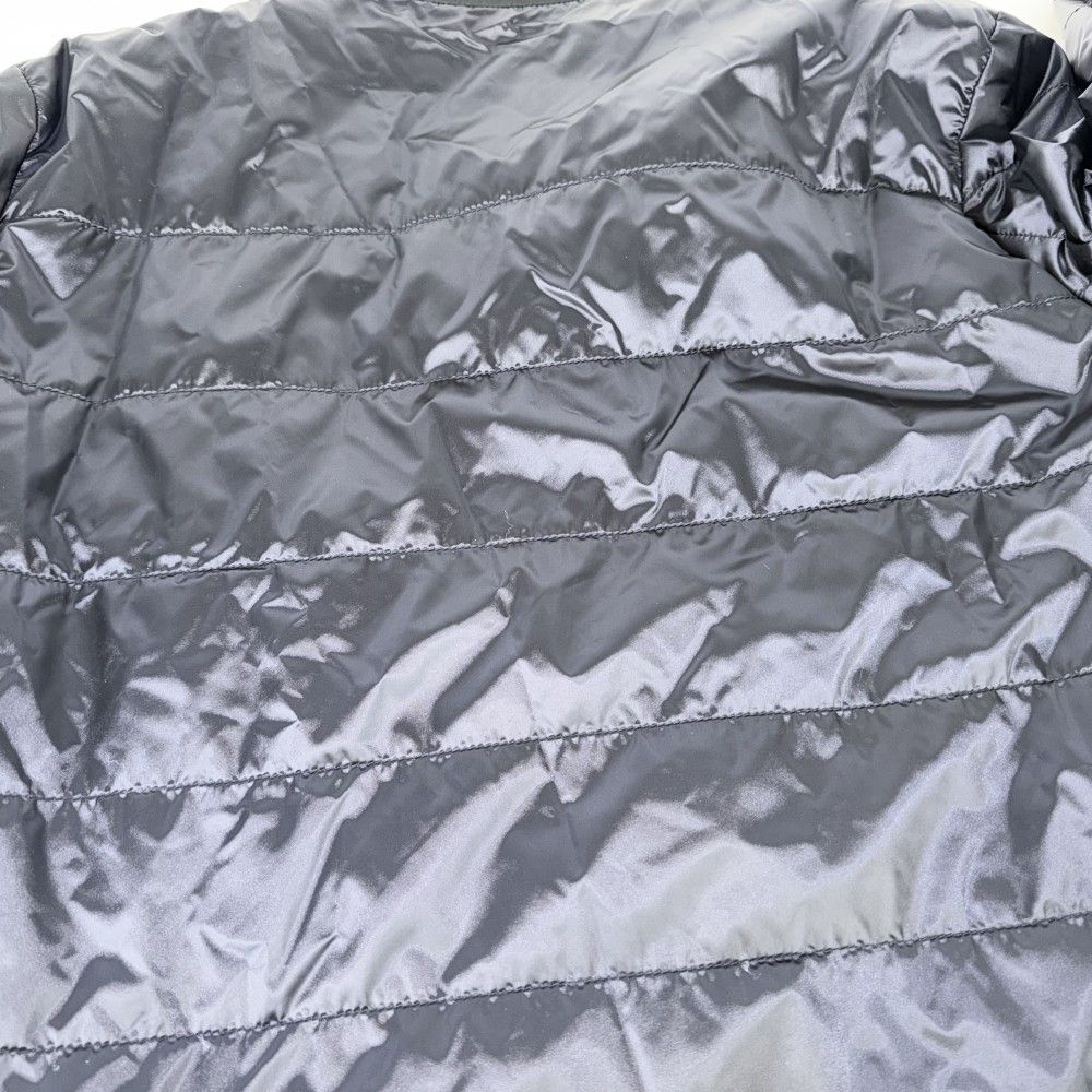 Prada Jacket Color Down Triangle Logo 44 Navy Silver Polyamide Spring Autumn — view 6
