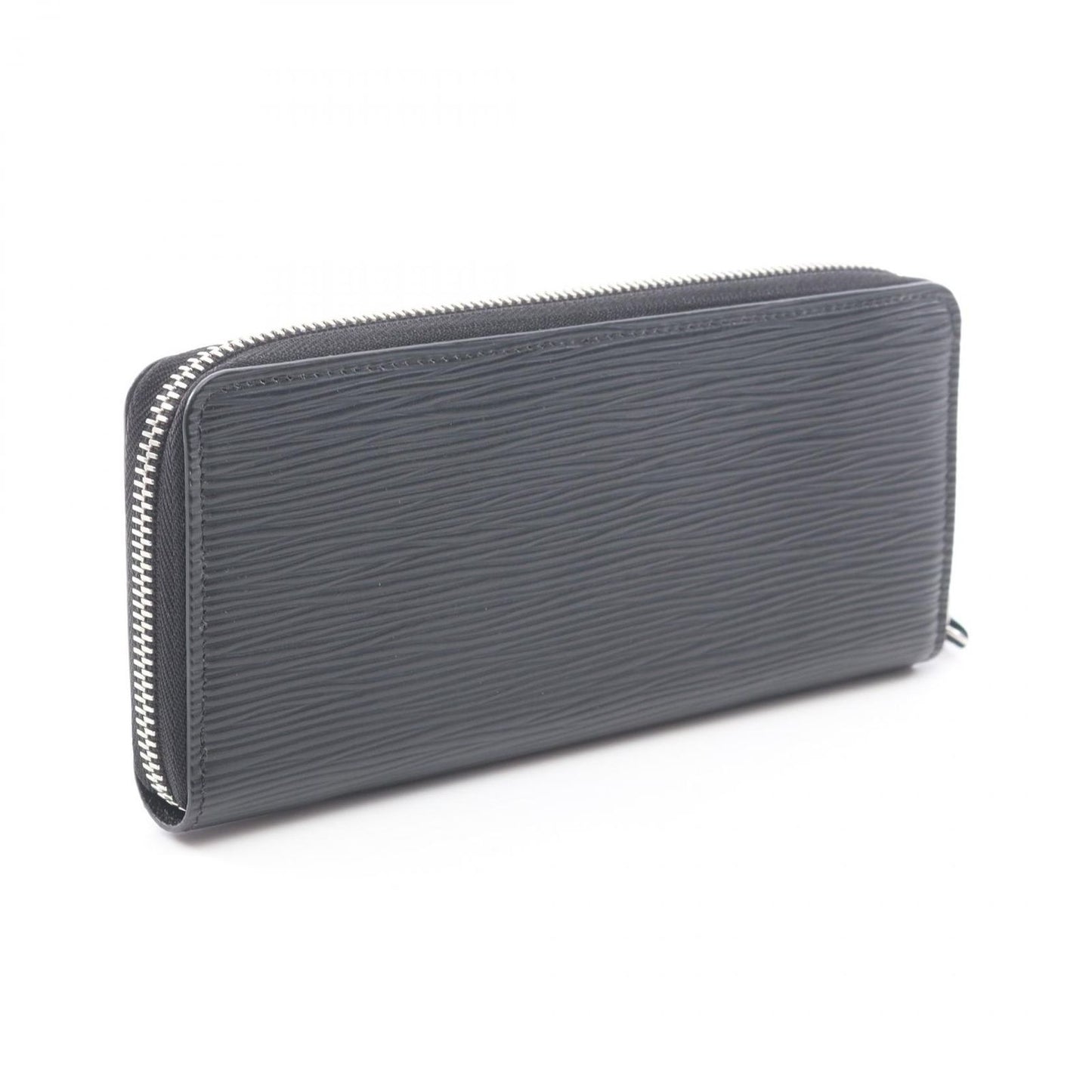 Louis Vuitton Round Wallet Portefeuille Clemence Epi Noir Leather — view 2