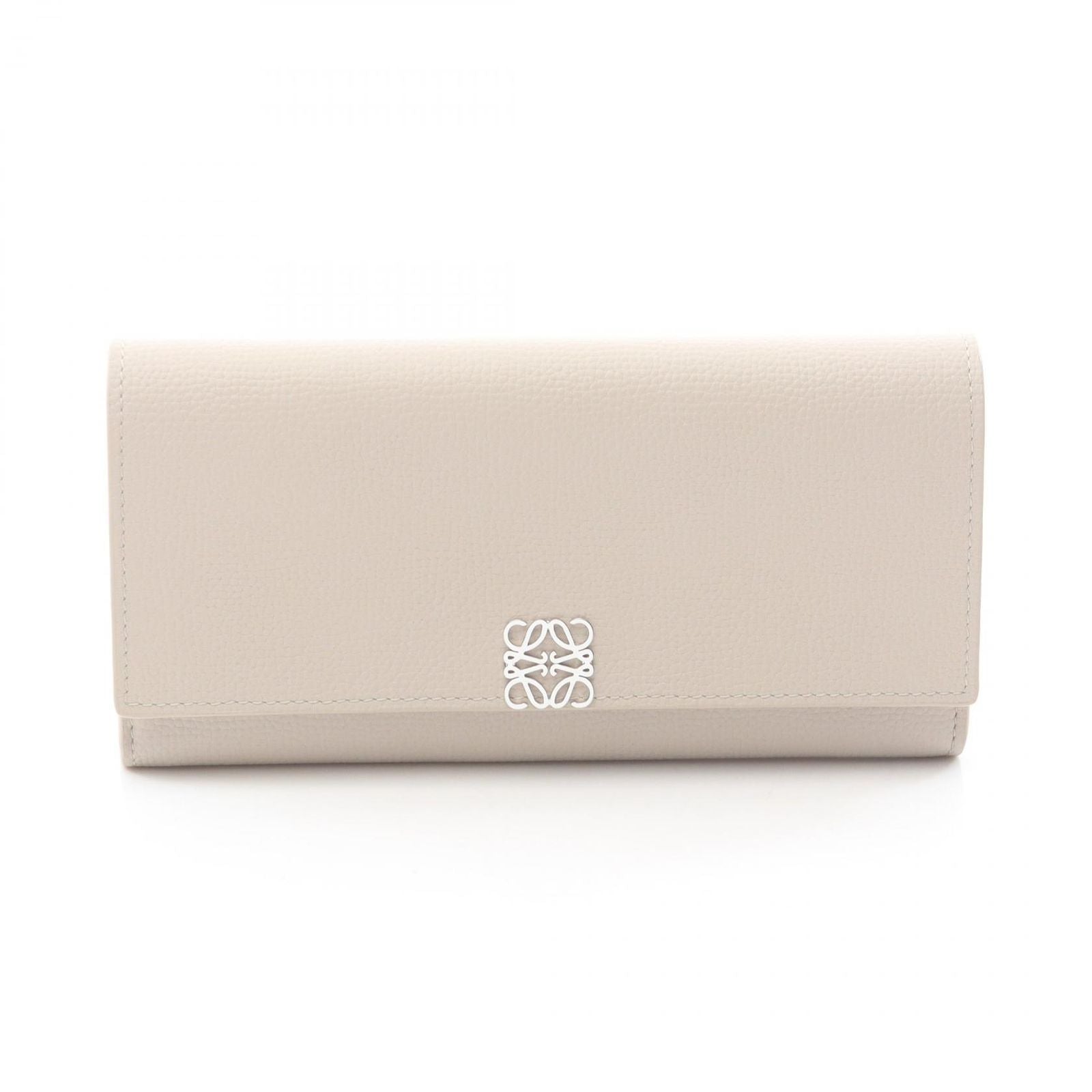 Loewe Bifold Wallet Anagram Continental Light Beige Leather