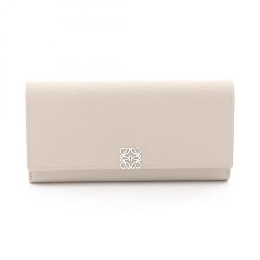 Loewe Bifold Wallet Anagram Continental Light Beige Leather