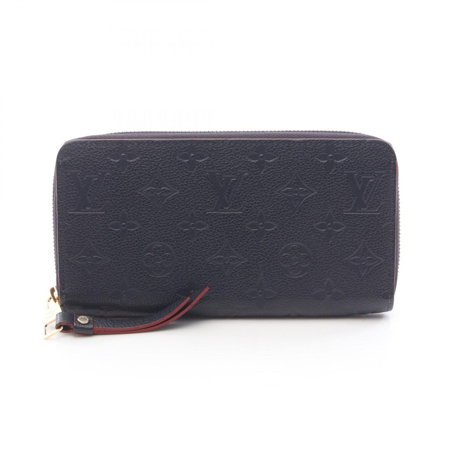 Louis Vuitton Round Wallet Zippy Monogram Empreinte Marine Leather