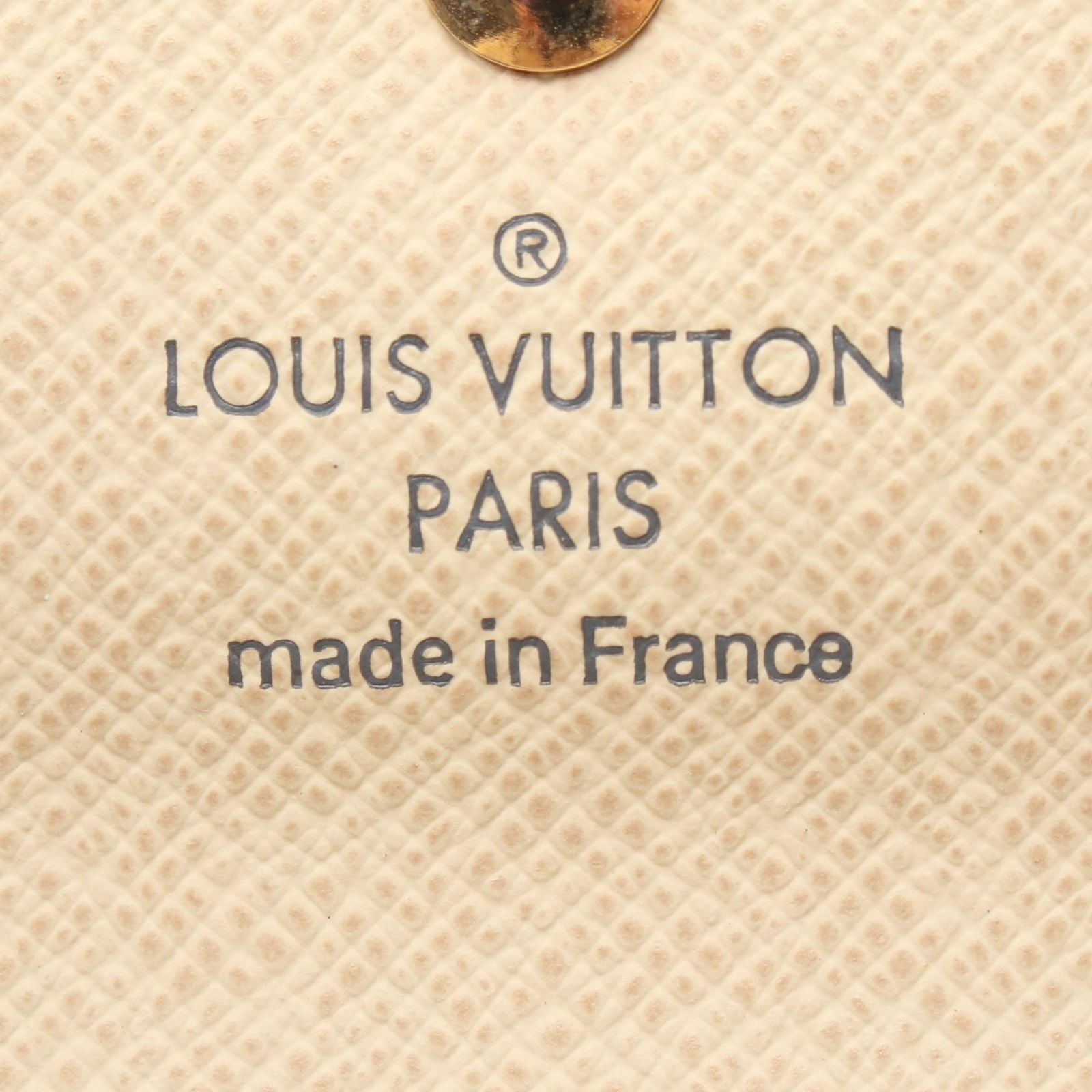 Louis Vuitton Key Case Multicles 4 Damier Azur Quadruple Strand Leather — view 4