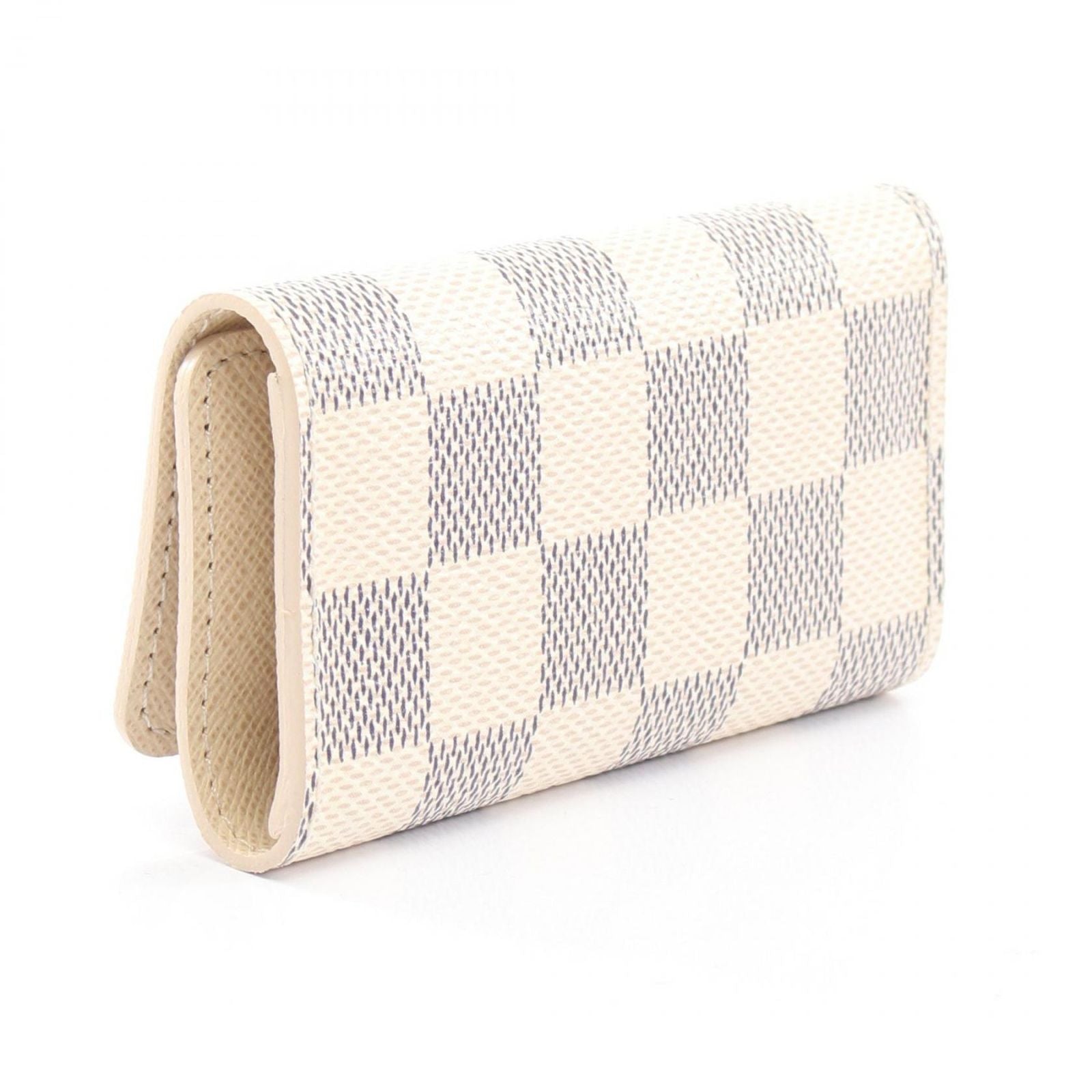 Louis Vuitton Key Case Multicles 4 Damier Azur Quadruple Strand Leather — view 2