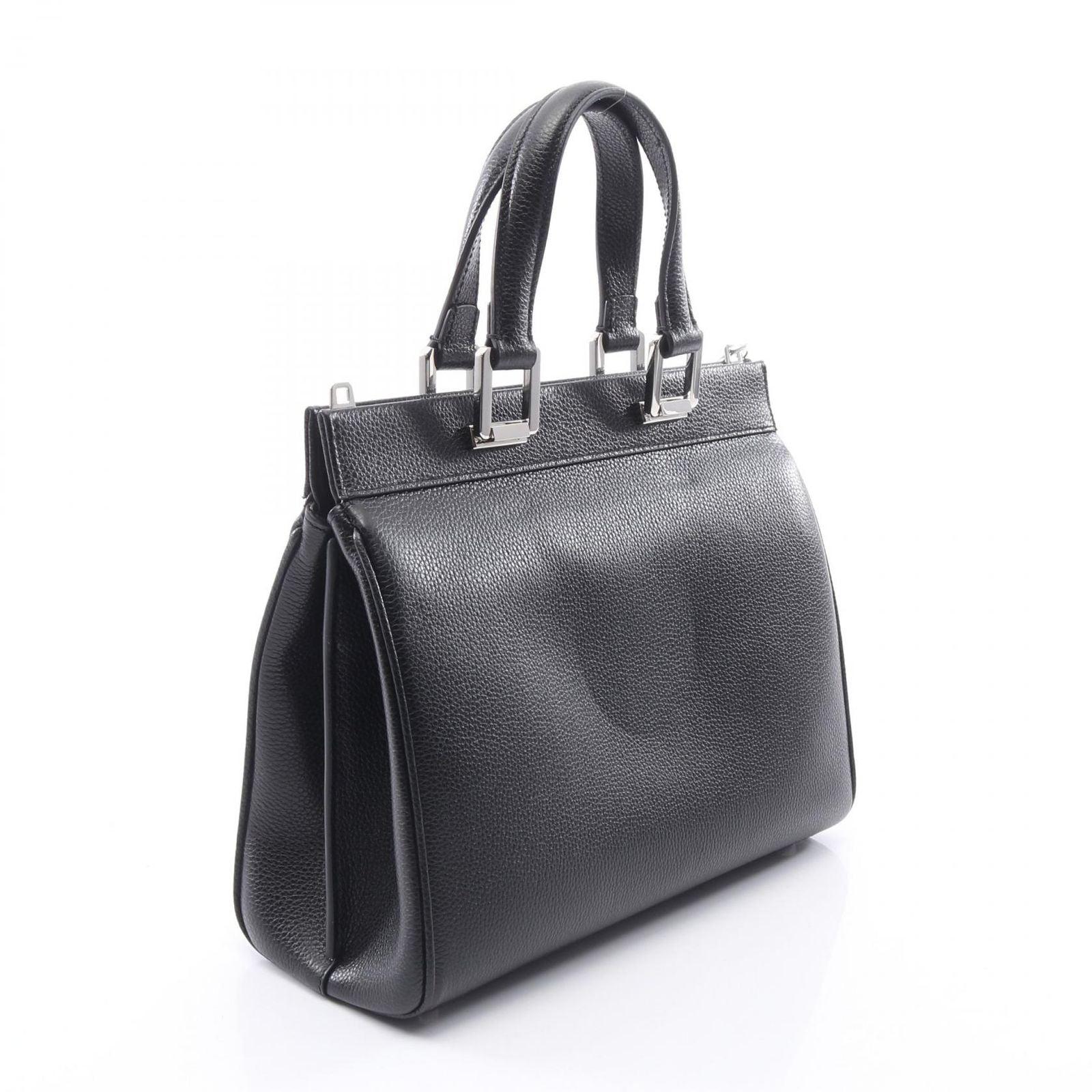 Gucci Handbag Zumi Small 2-Way Top Handle Bag Black Leather — view 2