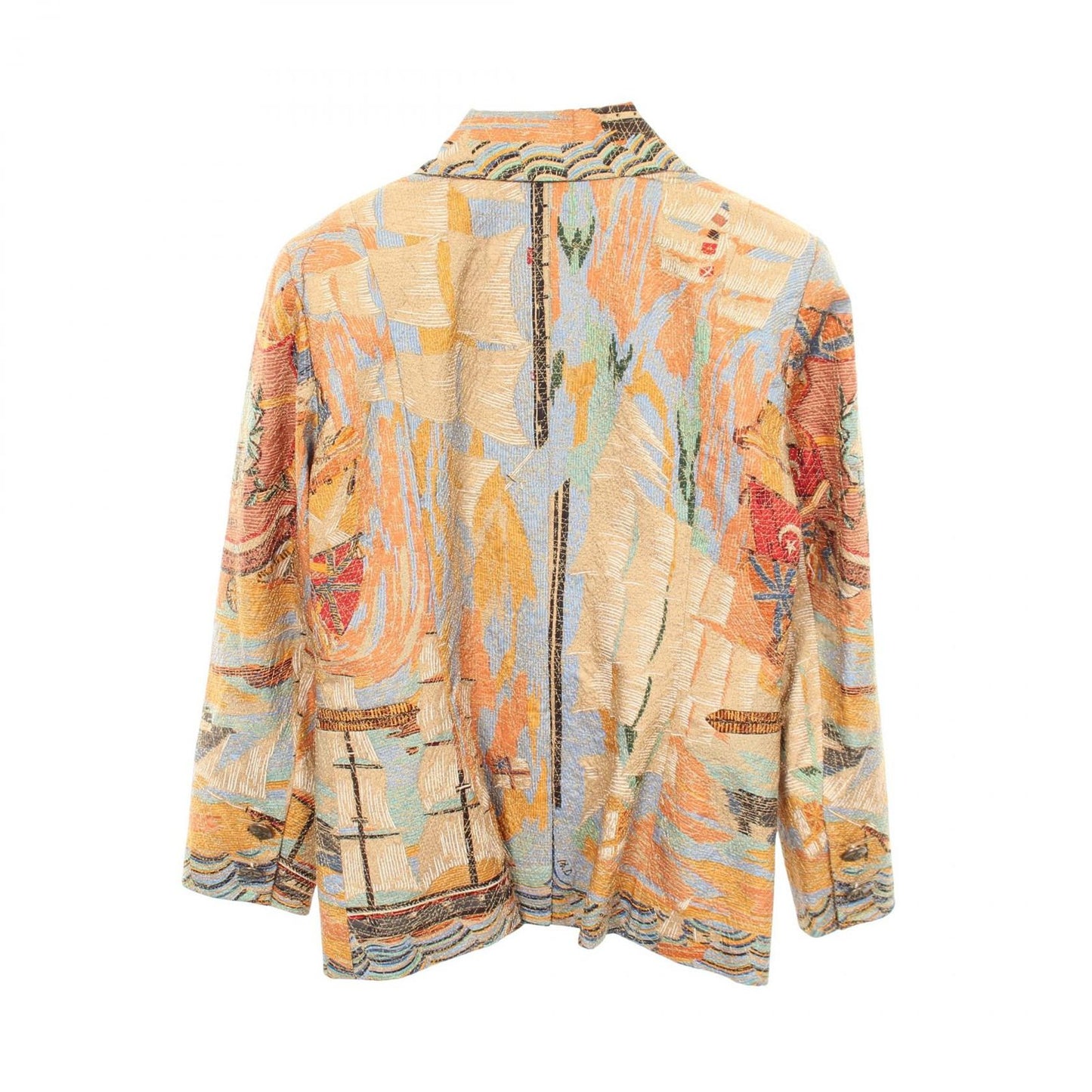 Hermes Tailored Jacket All Pattern Silk — view 2