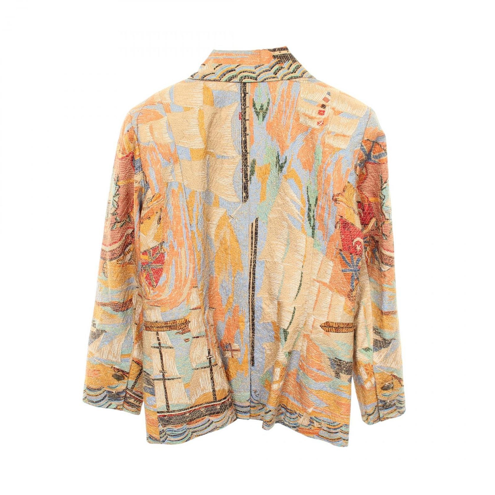 Hermes Tailored Jacket All Pattern Silk — view 2