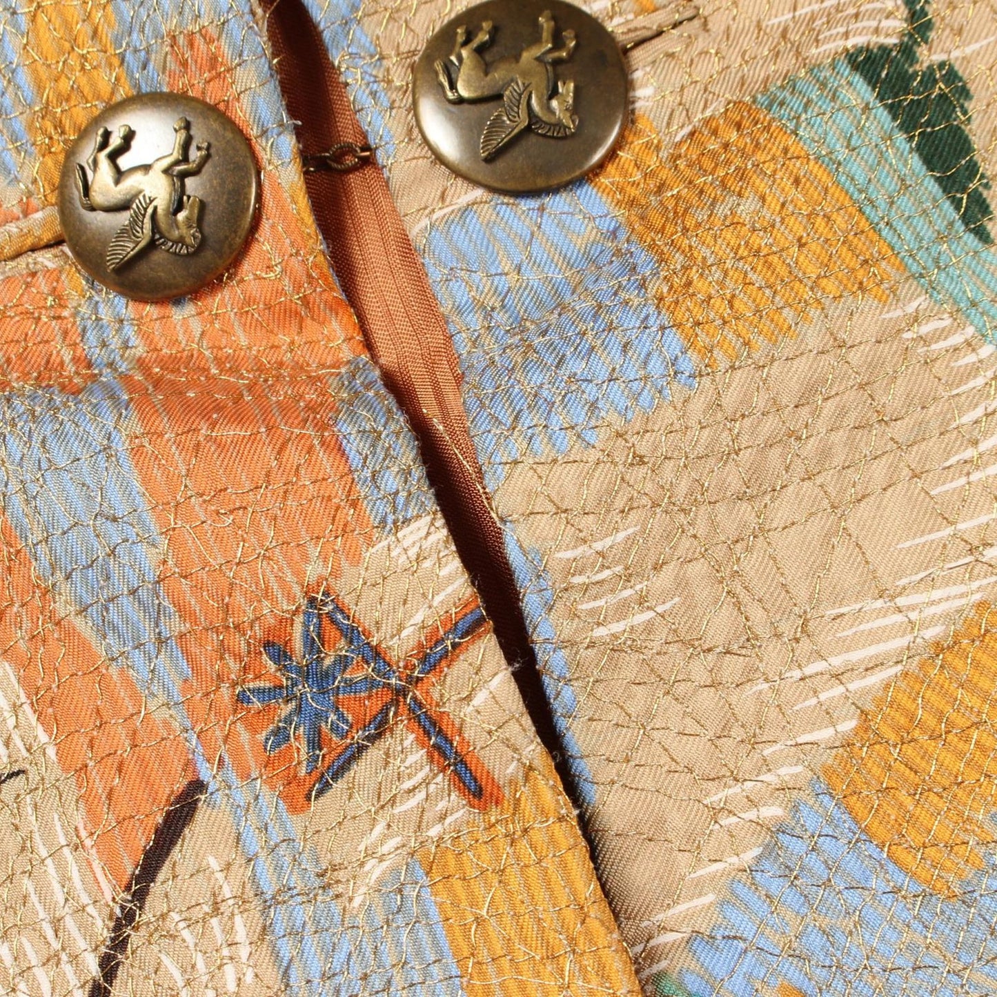 Hermes Tailored Jacket All Pattern Silk — view 7