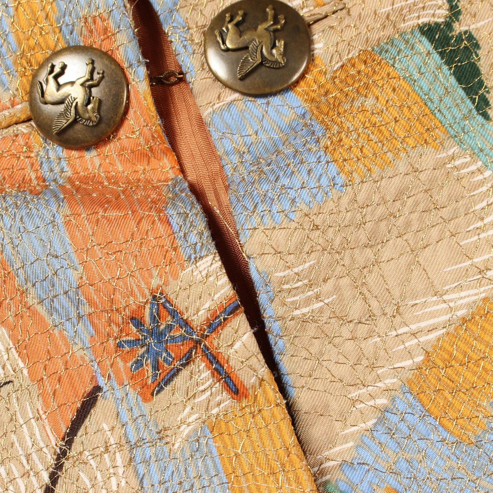 Hermes Tailored Jacket All Pattern Silk — view 7
