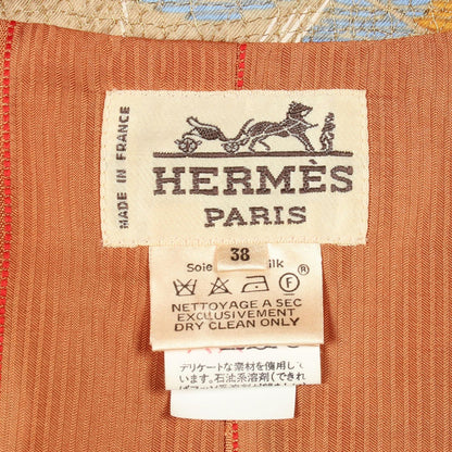 Hermes Tailored Jacket All Pattern Silk — view 3