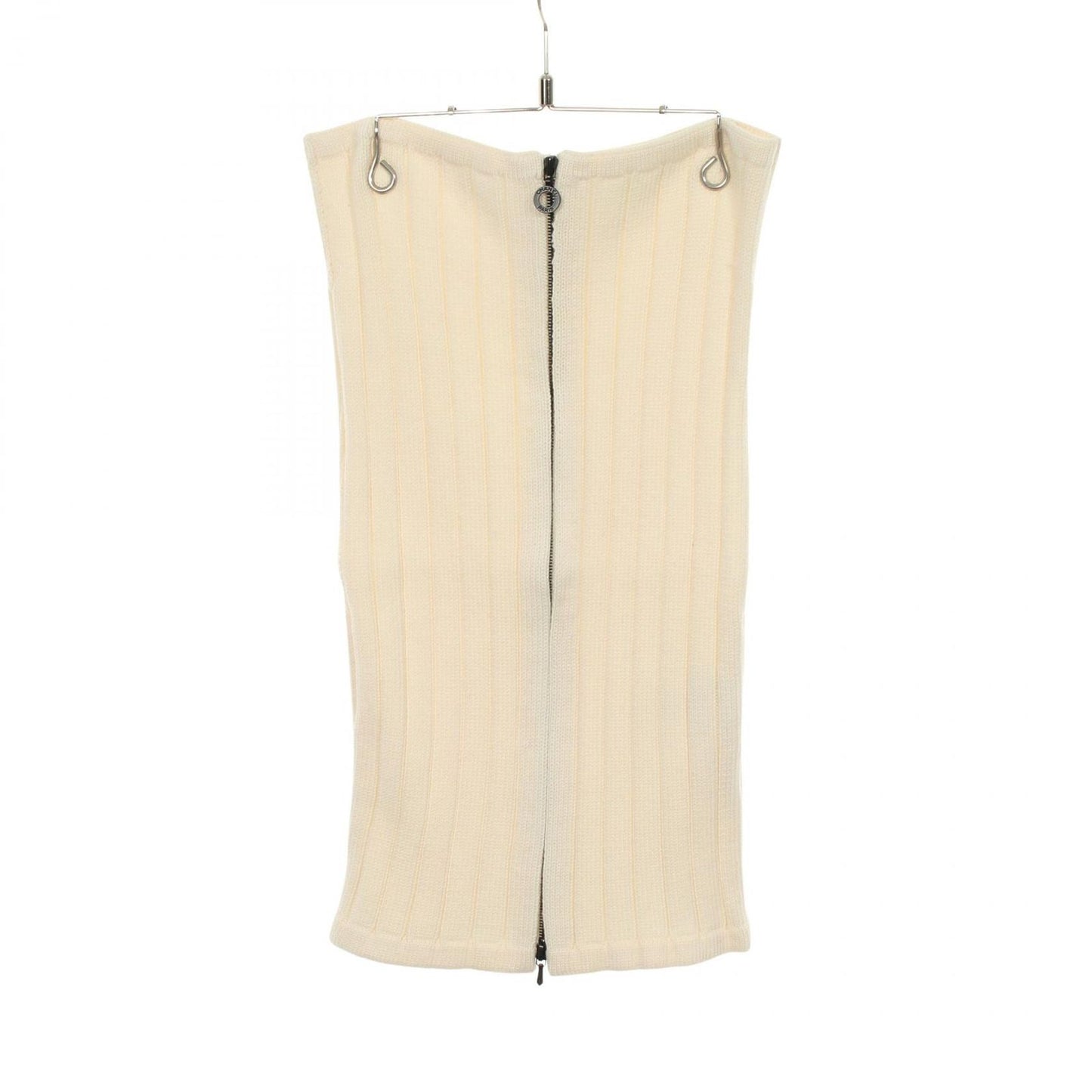 Chanel Vest Zip Knit Wool Vintage — view 2