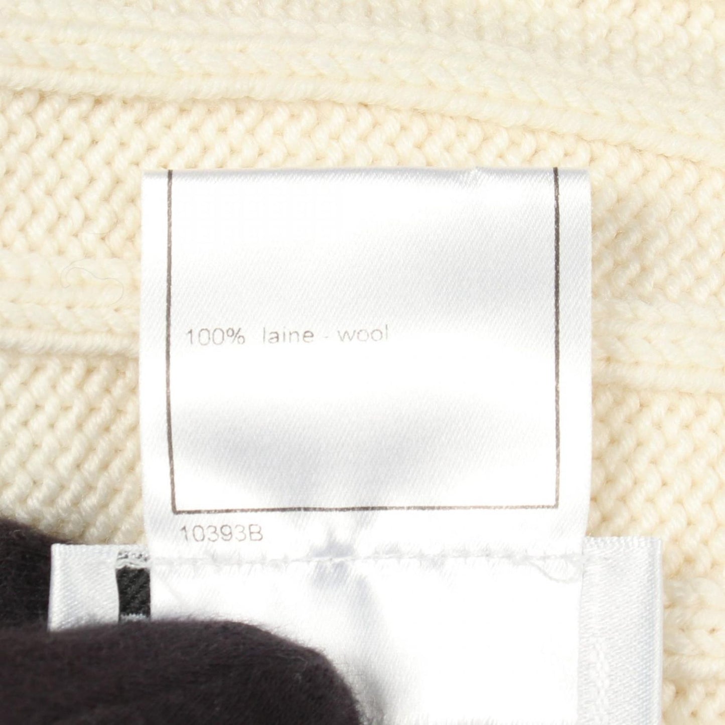 Chanel Vest Zip Knit Wool Vintage — view 4