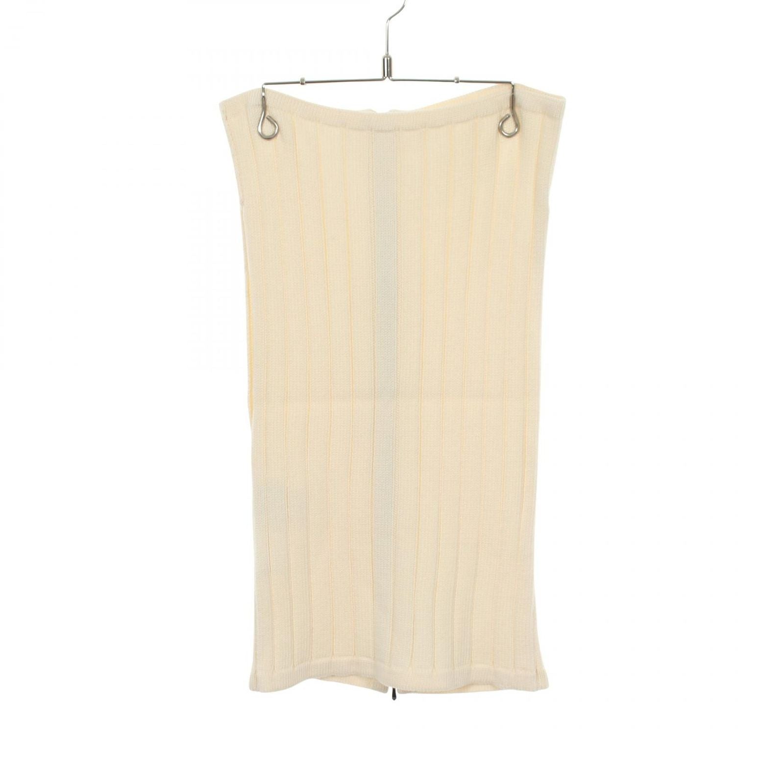 Chanel Vest Zip Knit Wool Vintage