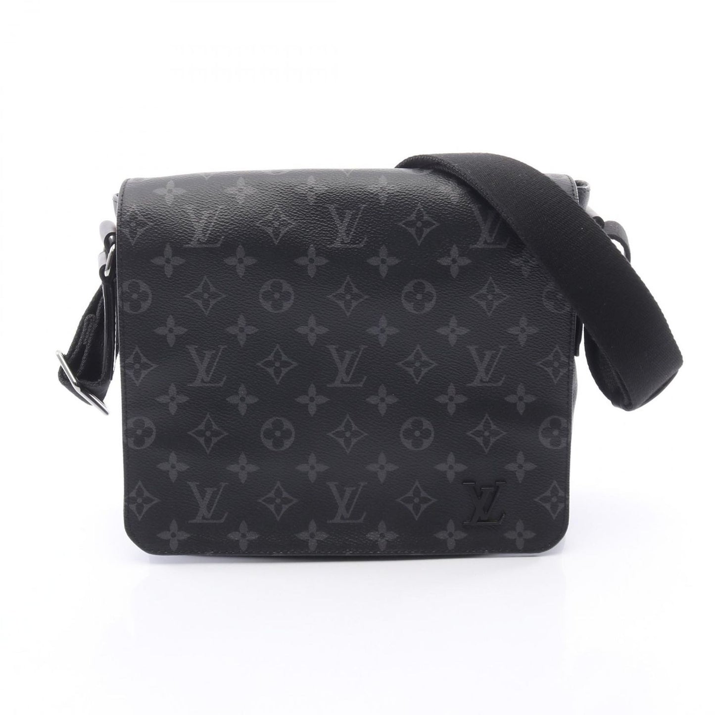 Louis Vuitton Shoulder Bag District PM NM Canvas Leather PN NM