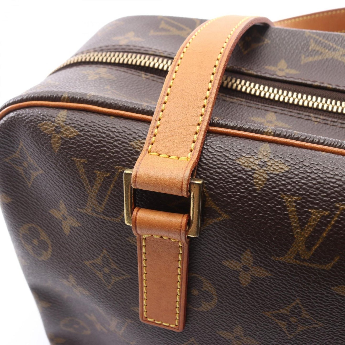 Louis Vuitton Shoulder Bag GM Canvas Leather GM — view 7