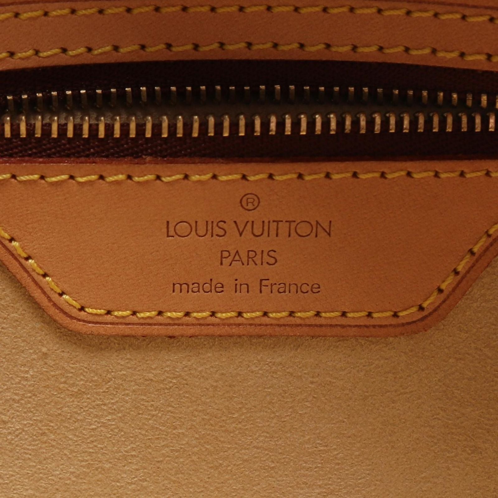 Louis Vuitton Shoulder Bag GM Canvas Leather GM — view 4