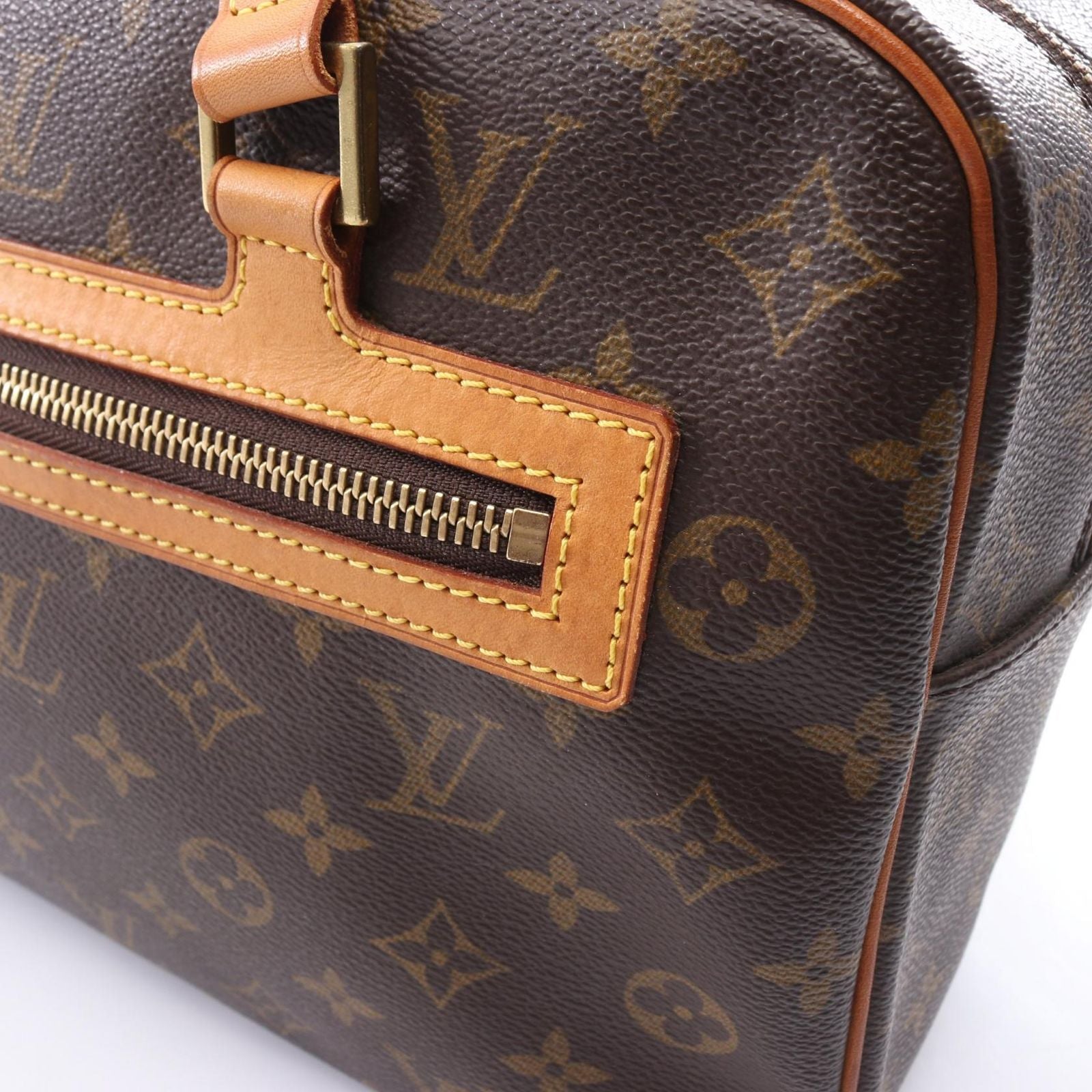 Louis Vuitton Shoulder Bag GM Canvas Leather GM — view 8