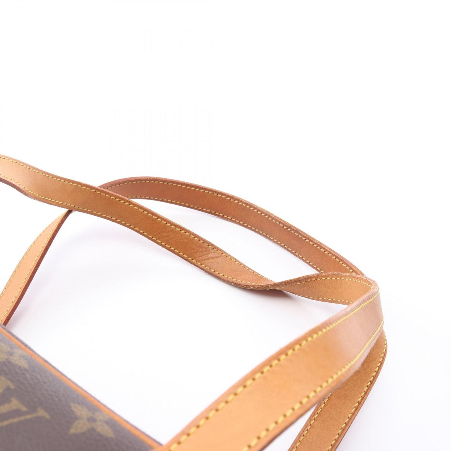 Louis Vuitton Shoulder Bag GM Canvas Leather GM — view 9