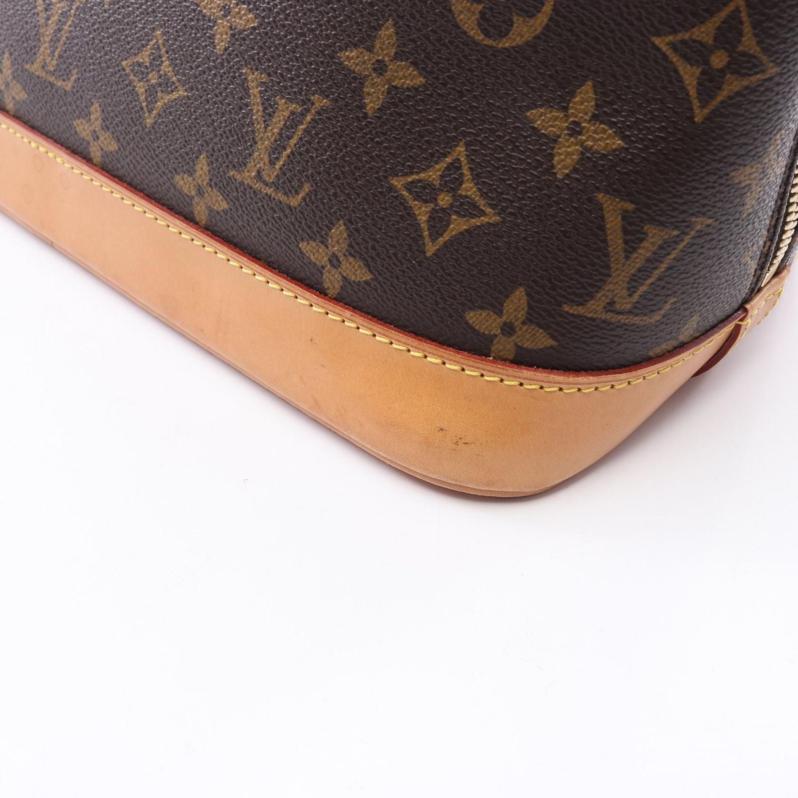Louis Vuitton Handbag Alma PM Canvas Leather — view 8