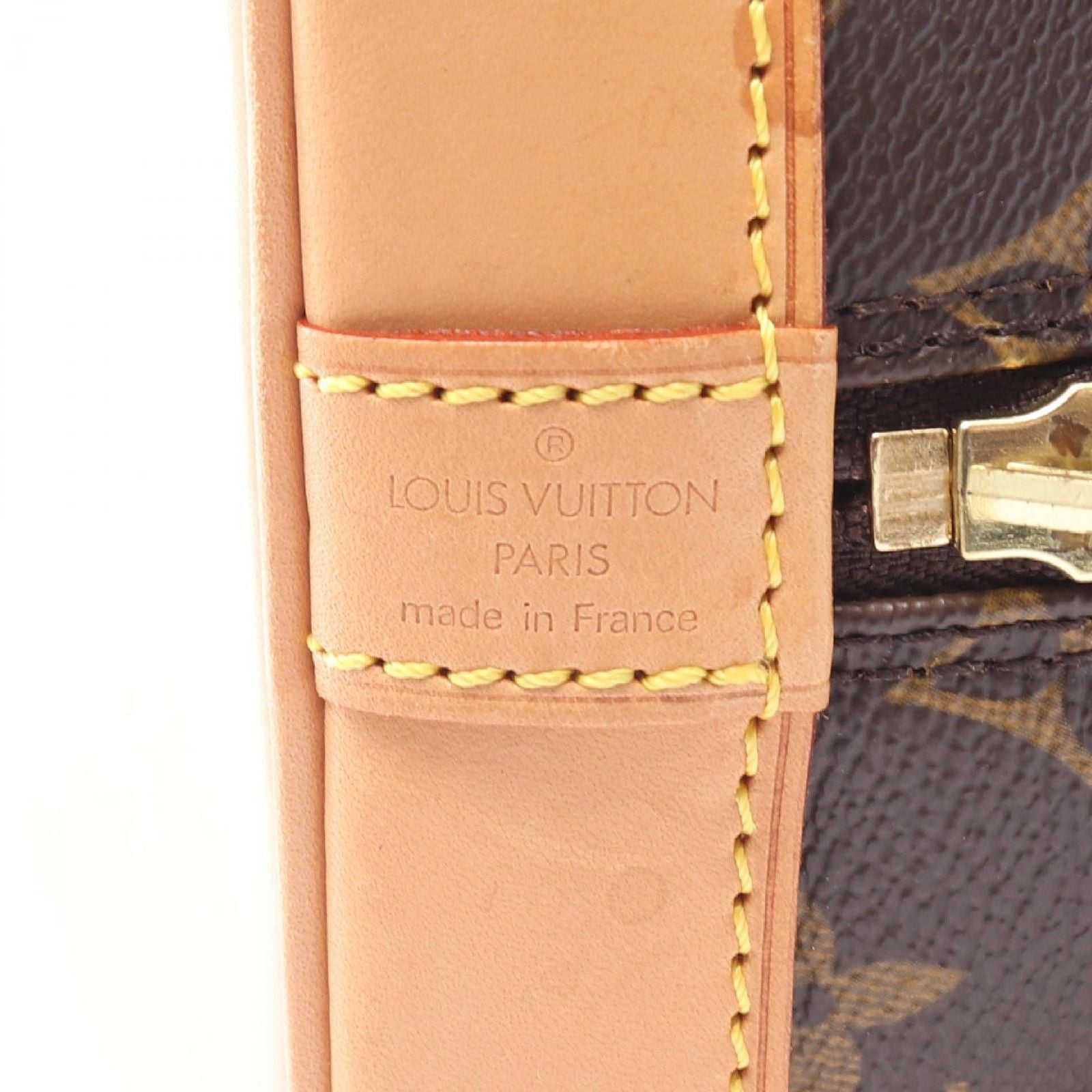 Louis Vuitton Handbag Alma PM Canvas Leather — view 4