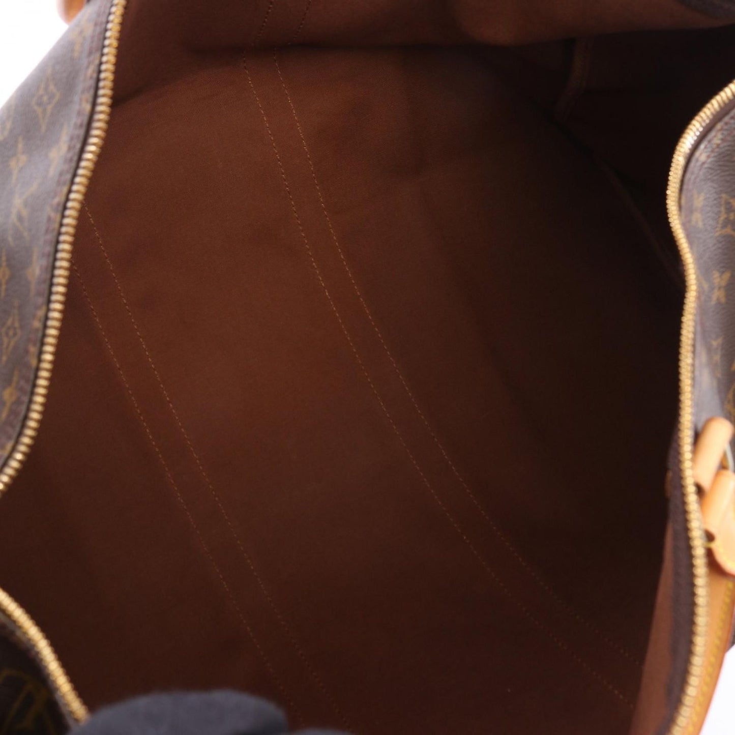 Louis Vuitton Boston Bag Keepall Bandouliere 55 2-Way Canvas Leather — view 3