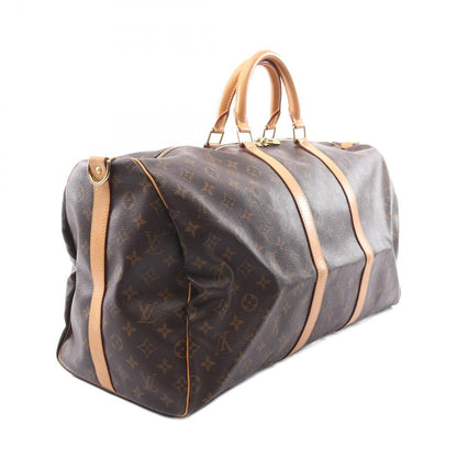 Louis Vuitton Boston Bag Keepall Bandouliere 55 2-Way Canvas Leather — view 2