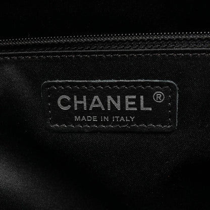 Chanel Tote Quilted Grand Shopping GST Black Caviar Leather Chain — view 4