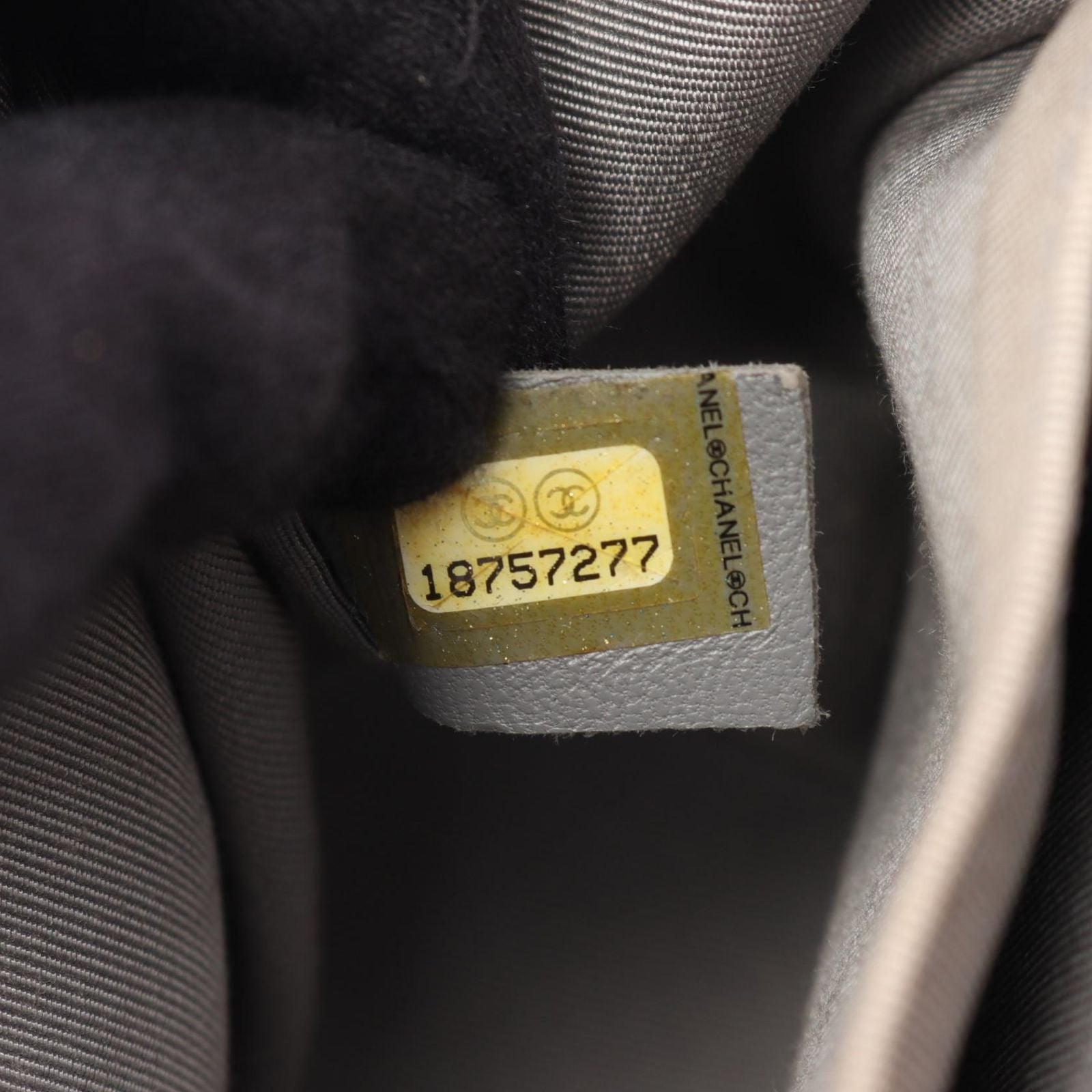 Chanel Shoulder Bag Boy Black Lambskin Boy Wild Stitch Chain — view 5