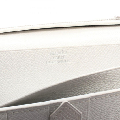 Hermes Bifold Wallet Bearn Souffle Rosetillian White — view 5