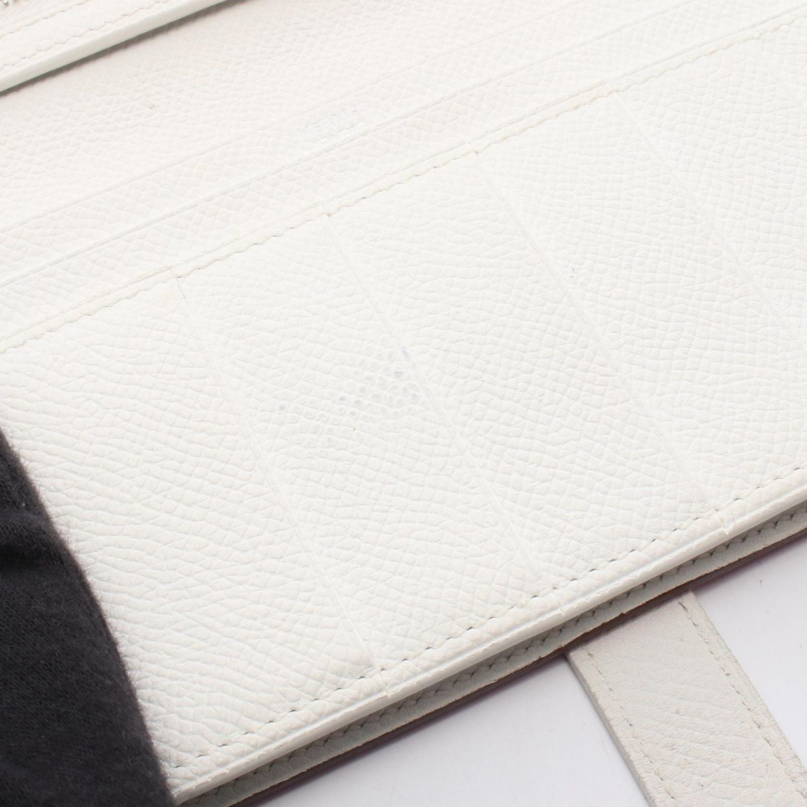 Hermes Bifold Wallet Bearn Souffle Rosetillian White — view 7