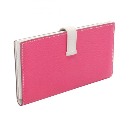 Hermes Bifold Wallet Bearn Souffle Rosetillian White — view 2
