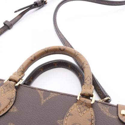 Louis Vuitton Handbag On The Go BB Monogram Reverse 2-Way Canvas Leather — view 6