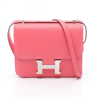 Hermes Shoulder Bag Constance 3 Mini Rose Azalea