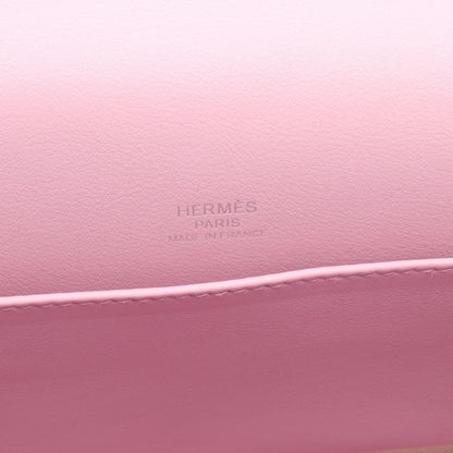 Hermes Shoulder Bag Geta Mauve Sylvestre — view 4