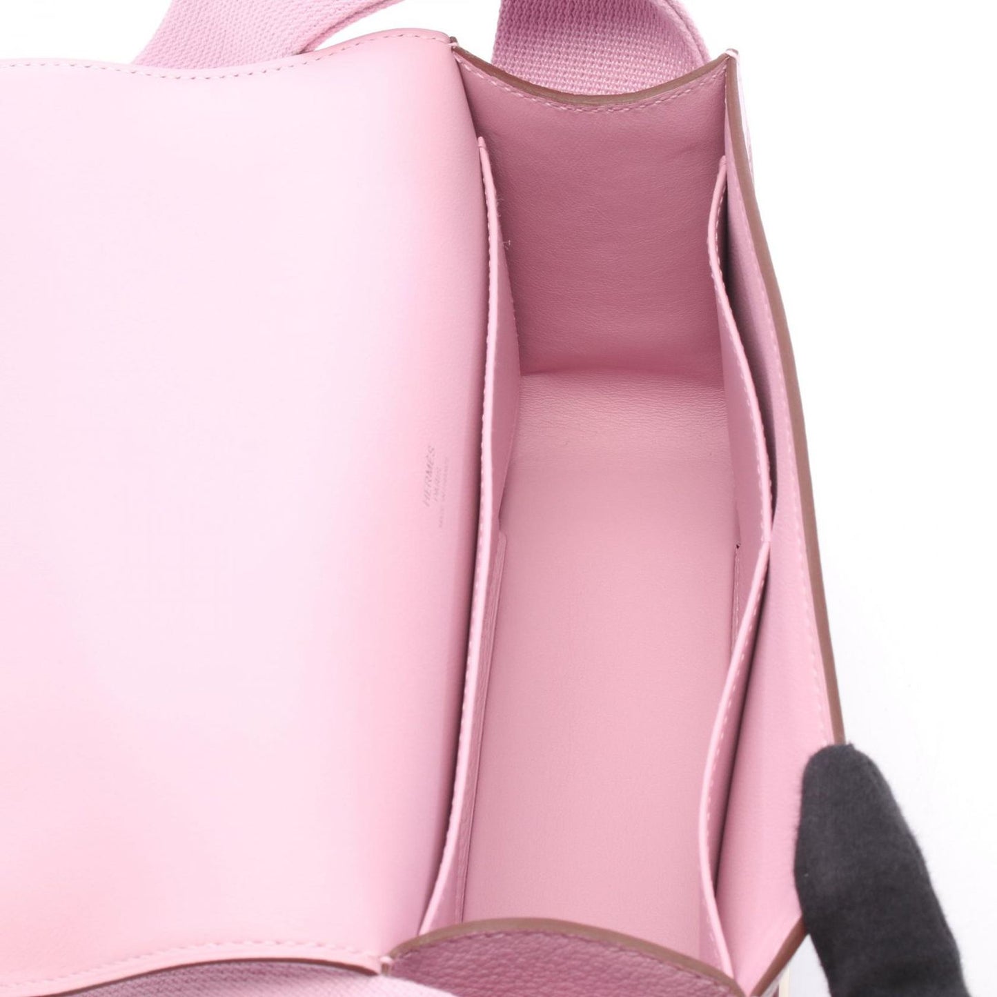 Hermes Shoulder Bag Geta Mauve Sylvestre — view 3