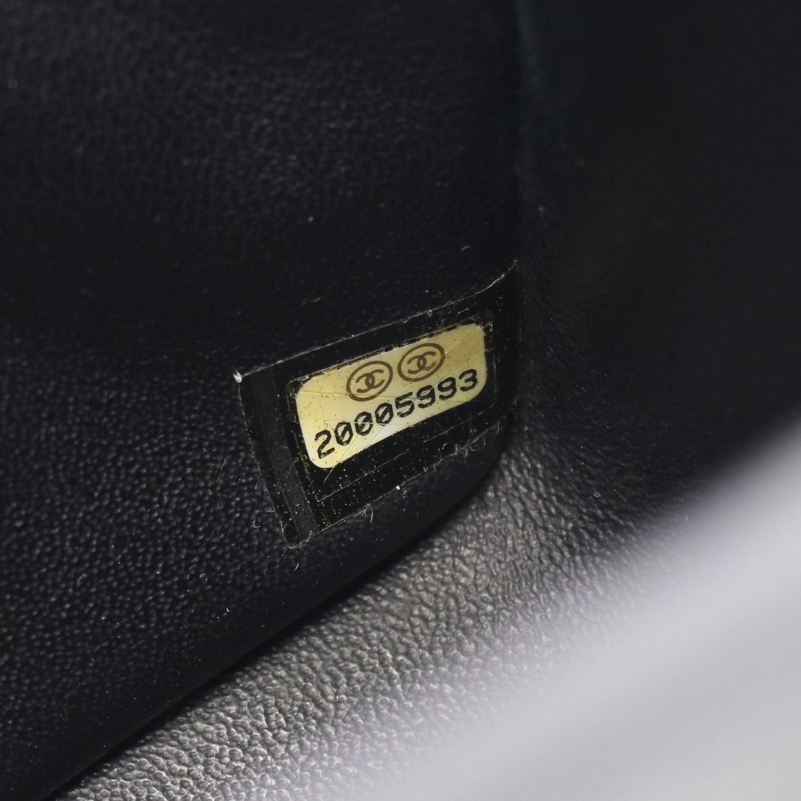 Chanel Shoulder Bag Mini Quilted Black Lambskin Chain — view 5