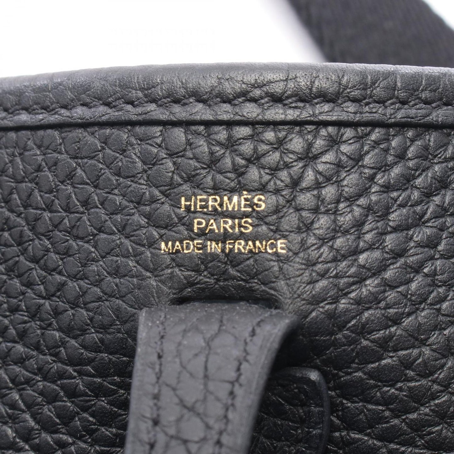 Hermes Shoulder Bag Evelyne TPM Black Amazon — view 4