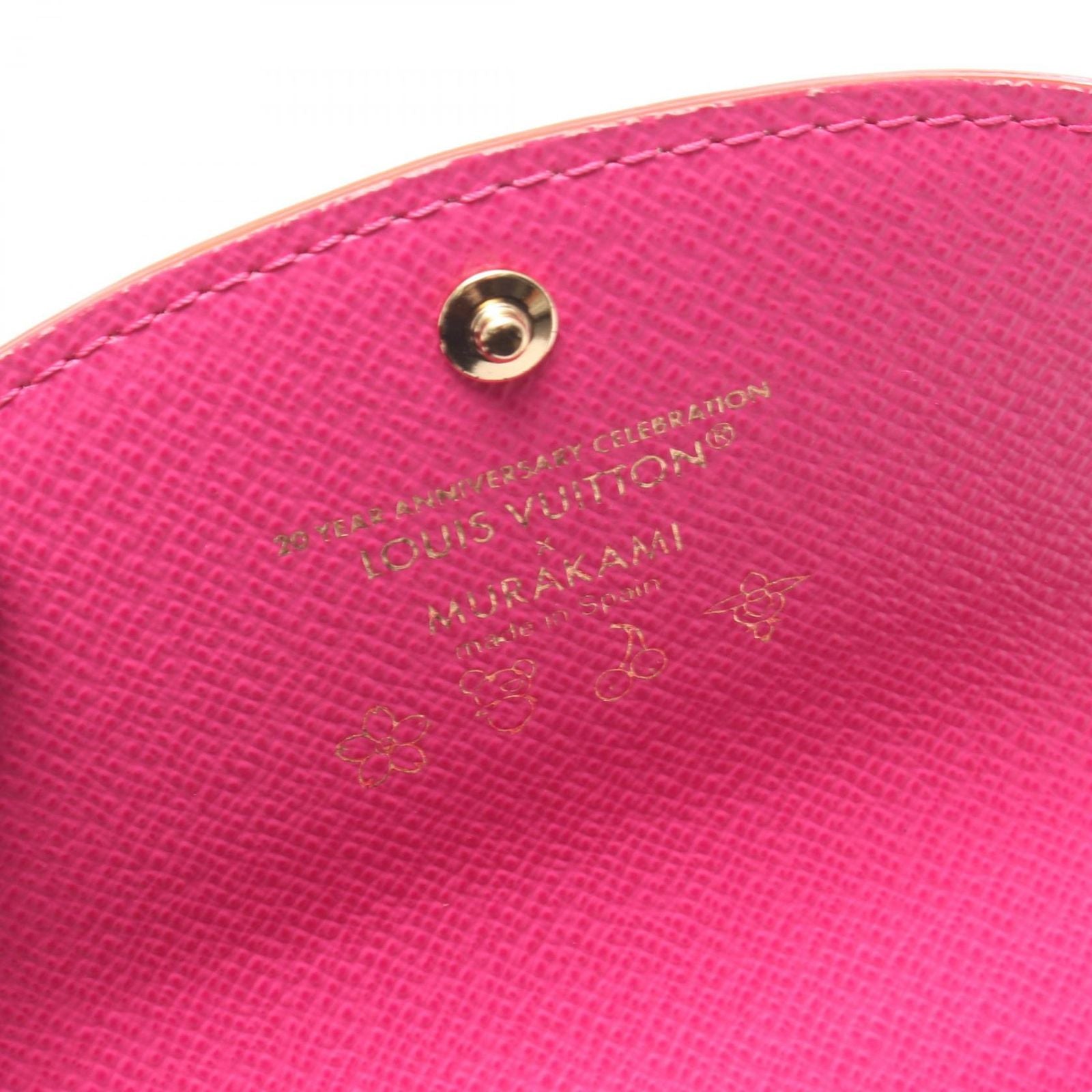 Louis Vuitton Coin Case LV TM Porte-Monnaie Rosalie Blanc Canvas LV Takashi — view 5