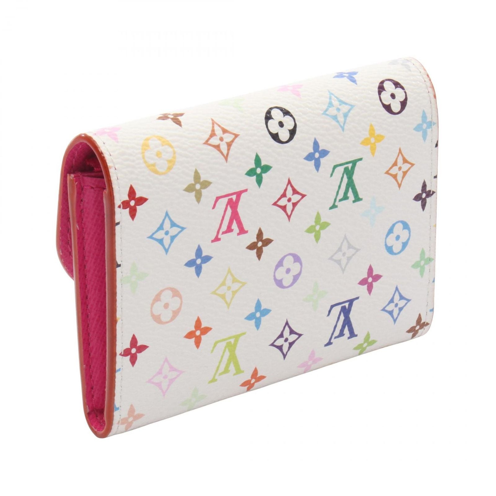 Louis Vuitton Coin Case LV TM Porte-Monnaie Rosalie Blanc Canvas LV Takashi — view 2