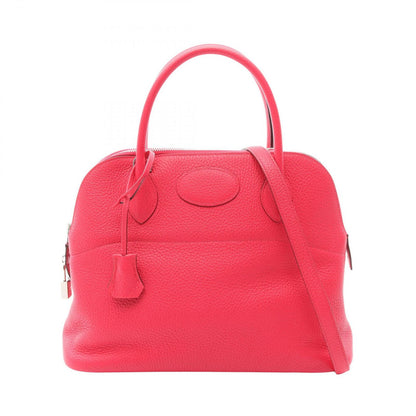 Hermes Handbag Bolide 31 Rose 2-Way