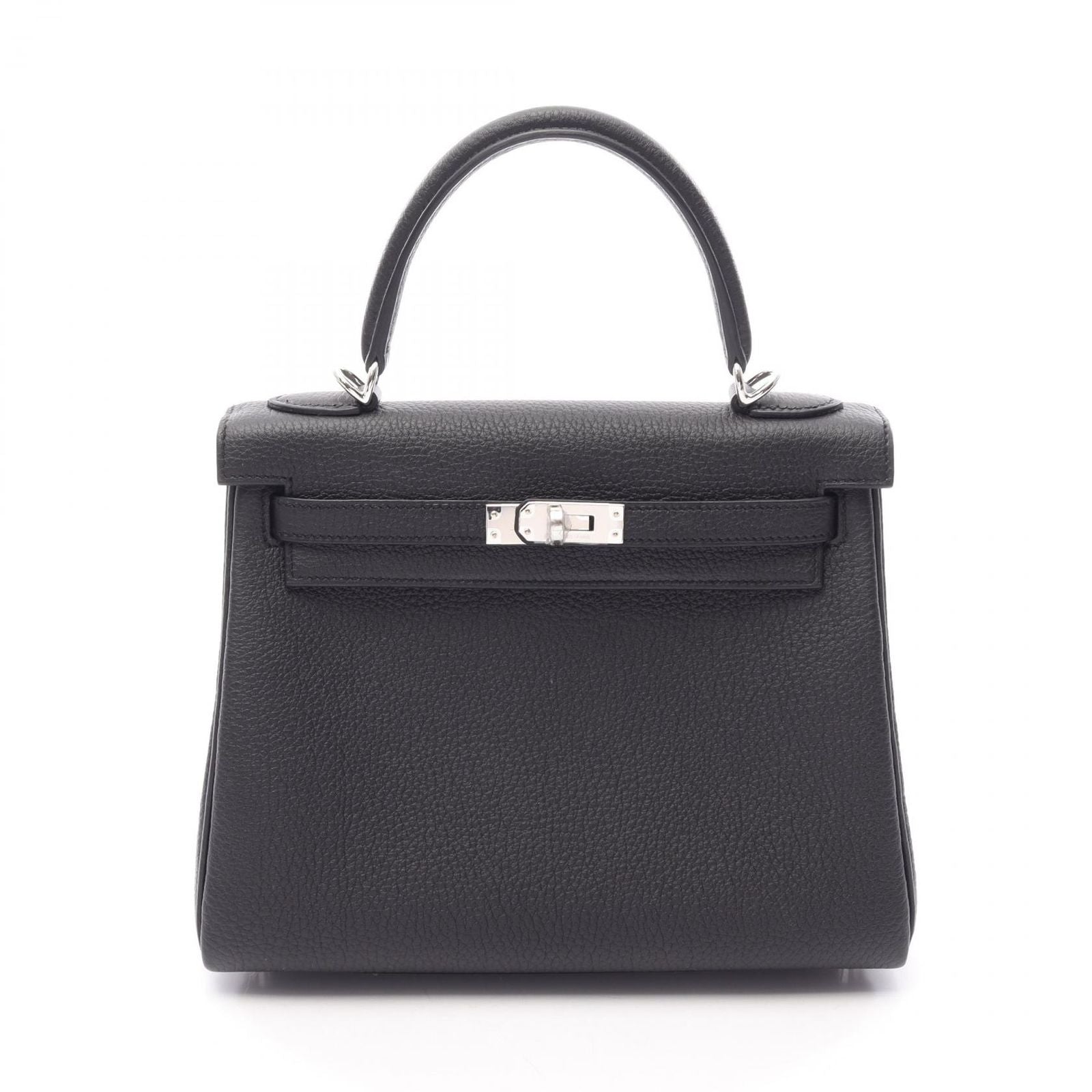 Hermes Handbag Kelly 25 Retourne 2-Way Black