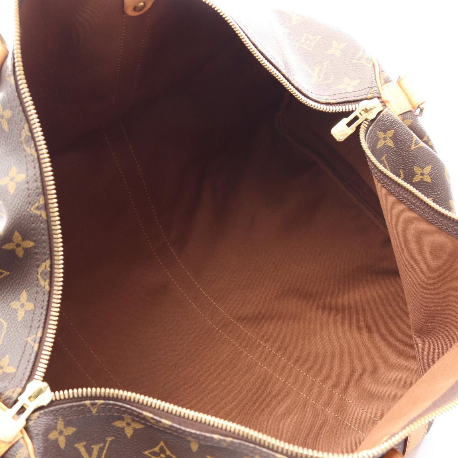 Louis Vuitton Boston Bag Keepall Bandouliere 55 2-Way Canvas Leather — view 3
