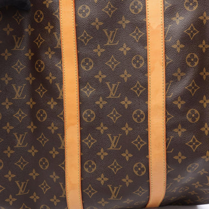 Louis Vuitton Boston Bag Keepall Bandouliere 55 2-Way Canvas Leather — view 7