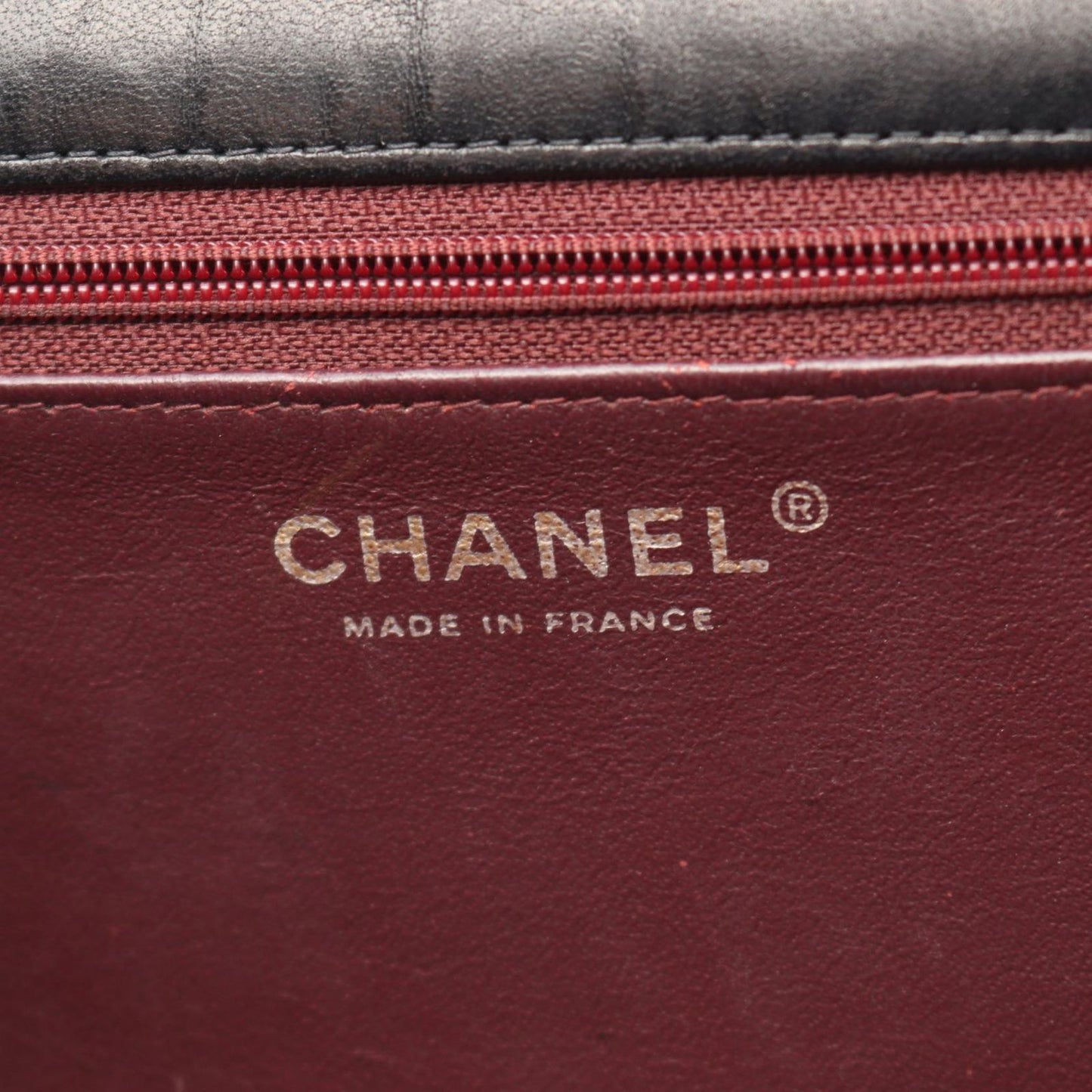 Chanel Shoulder Bag Quilted Single Flap Black Lambskin Chain — view 4
