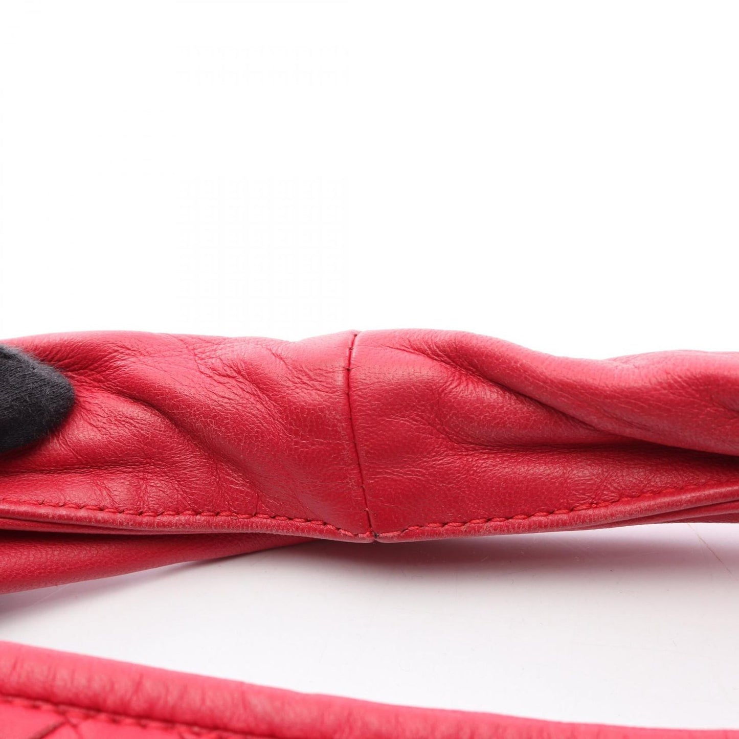 Bottega Veneta Handbag Intrecciato Hobo Red Leather — view 8
