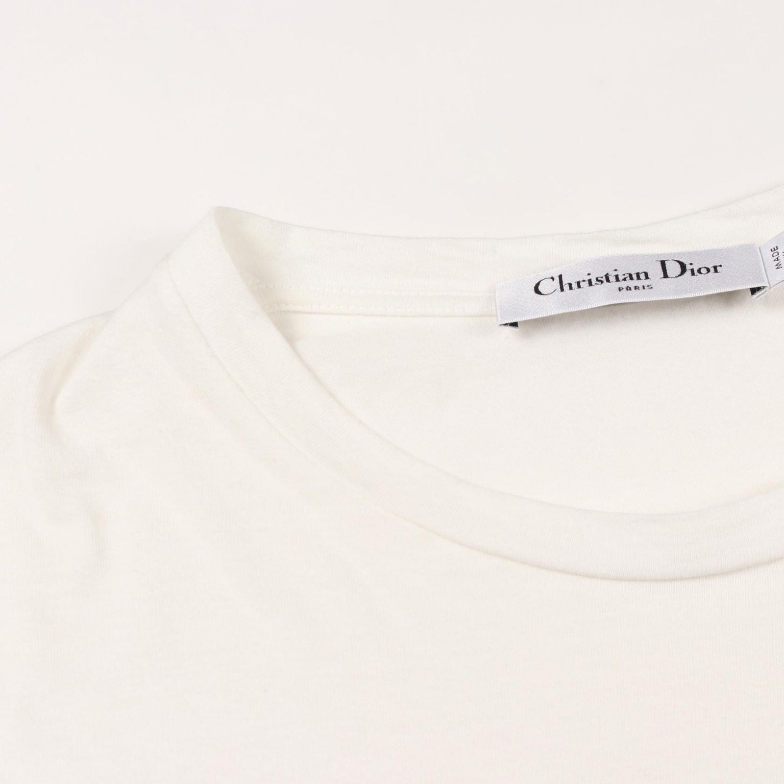 Dior Short Sleeve T-Shirt Signature Band Cotton — view 5