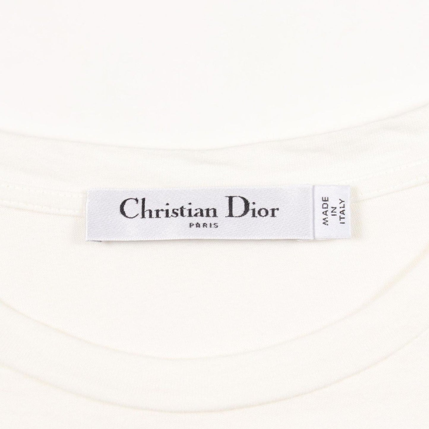 Dior Short Sleeve T-Shirt Signature Band Cotton — view 3